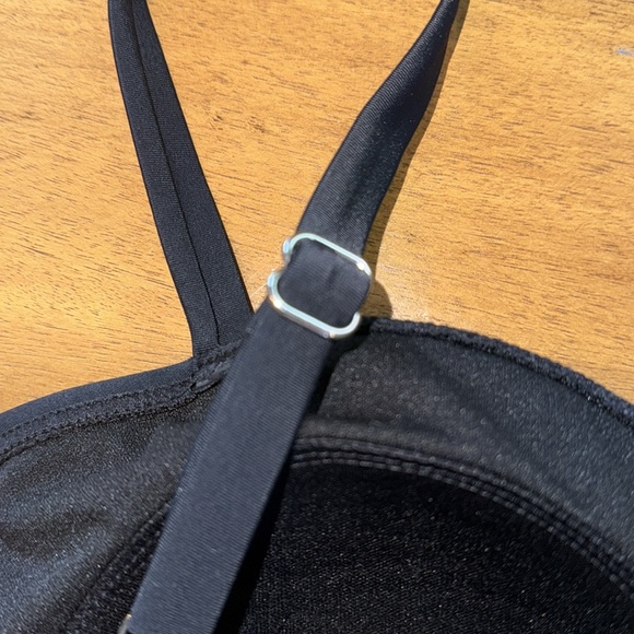 Black Ruched Tankini Top - Picture 4 of 7